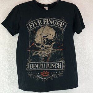 Bay Island Sportswear Five Finger Death Punch Black T-Shirt Size Large